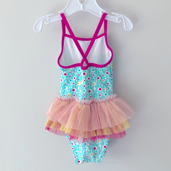 Nevada Toddler Girl One Piece Swimsuit - Picture 3 of 3